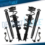 Awd Front Struts W/springs Rear Shocks Suspension Kit For Nissan Rogue Select New. Price: $262.19.