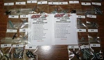 1969 Mopar Dodge Charger Interior Screw Kit New. Price: $29.99.