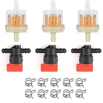 3-PACK 494768 Inline Fuel Filter And Shut Off Valve Replacement Kit With Clamps New. Price: $12.07.