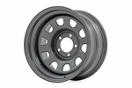 Steel Wheel Gray 15X8 5X4.5 3.30 Bore -19 -rough Country New. Price: $81.95.