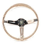 New Nrg Matsuri Steering Wheel 350MM Rose Gold Center Clear Halo RST-027RG-CL. Price: $220.00.