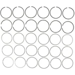 Mahle Engine Piston Ring Set 41897CP.020; Moly-faced Standard Fit New. Price: $102.05.