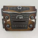 Infiniti QX56 Radio Navigation Ac Control Panel Wood 283951LA3A 253911LA5B 11-13 Used. Price: $100.00.