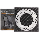 Niche Rear Right Brake Rotor Pad Kit For Honda 06435-MBL-D03 Semi Metallic New. Price: $62.95.