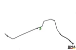 Mclaren 720S Front Right Brake Pipe Hydraulic Line 2017 - 2023 Oem Used. Price: $119.99.