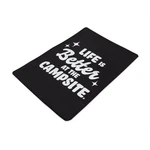 Camco 53051 Life Is Better At The Campsite Rv Door Window Light Blocking Shade New. Price: $30.85.
