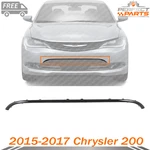 New Front Bumper Center Molding Painted-black For 2015-2017 Chrysler 200. Price: $64.00.