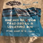 Oem Genuine Ford F4AZ-2B296-A Locating Pin Nos Sold Individually New. Price: $9.11.