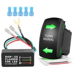 Nilight Turn Signal Switch With Green W/flasher, Black New. Price: $23.78.
