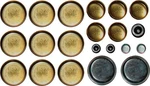 Mopar 273-360 Milodon Brass Freeze Plug Set New. Price: $44.99.