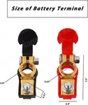 2X Car Battery Terminals Cable Ends Connector Clamp Negative Positive For Marine New. Price: $7.69.