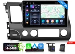 Eonon HCIV1X7A 10.1"ANDROID 14 4+64 For 2006-2011 Honda Civic Stereo Carplay New. Price: $196.57.