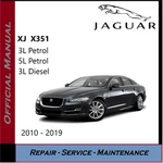 Jaguar Xj X351 Petrol & Diesel Workshop Service Repair Manual 2010 - 2019 On Cd New. Price: $16.10.
