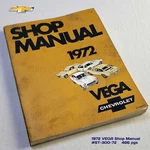 1972 Chevrolet Vega Dealer Factory Oem Shop Repair Book Manual 466 Pg #ST-300-72 Used. Price: $18.95.
