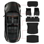Floor Mats Row / Cargo Liner Front & Rear Trunk For Tesla 3 2017-2026 New. Price: $239.99.
