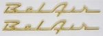 Gene Smith Reproduction Parts SB-19GOLD Quarter Panel Scripts, 1955-1956 Bel New. Price: $115.89.