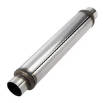 Upower 2.5 Inch Inlet Exhaust Muffler 1/2" Resonator 3.5" Round 18"... New. Price: $64.61.