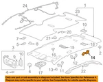 Gm Oem 18-24 Enclave Roof Interior Trim-grip Handle Bracket 23445136 New. Price: $29.11.