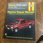Haynes Repair Manual Mazda Pick-ups 1972 Thru 1993 61030 Truck Used. Price: $12.10.