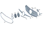 Genuine Mercedes-benz Carrier 206-888-03-00 New. Price: $20.14.