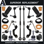 Autoacer 14P Front Rear Suspension Kit Tie Rods Links Mounts For Jaguar S-type New. Price: $357.50.