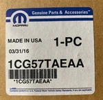 Chrysler Aluminum Wheel 1CG57TAEAA New Oem. Price: $164.41.