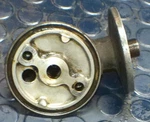 1990-2003 Bbc Oil Cooler Filter Adapter 10106469 12555553 454 502 540 Chevy Used. Price: $125.00.