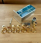 1964, ,chevy Impala 24K Gold Plated Dash Knob And Bezel Set New. Price: $460.00.