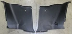 1967 1968 Ford Mustang Coupe Orig Black Interior Rear Quarter Trim Side Panels Used. Price: $219.00.
