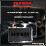 Spawon 2ROW Radiator+fan Shroud Full Aluminum Mazda Miata MX-5 1.6L I4 1989-1997 New. Price: $245.00.