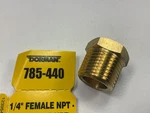 Dorman 785-440 Brass Bushing Pipe Thread 1/4" Fnpt X 3/8" Mnpt New. Price: $6.29.