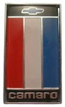 1975 1976 1977 Camaro Rear Trunk Emblem Assembly Red White Blue New. Price: $78.95.