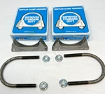 Lot Of (2) Nickson 2-INCH. Heavy Duty Muffler Exhaust Clamp 2" 104200, 510200 New. Price: $16.99.