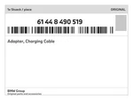 Genuine Bmw Adapter, Charging Cable 61-44-8-490-519 New. Price: $106.57.