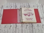 1966 Chevelle & Camino Factory Gm Assembly Manual Loose Leaf Binder Used. Price: $21.95.