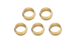 Vibrant 16466 Compression Ferrule - 3/8 In Brass Set Of 5 New. Price: $15.29.