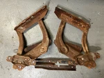 73-79 Ford F100-350 Truck 78-79 Bronco Hood Hinge Pair Used. Price: $124.99.