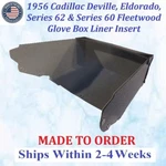 New 1956 Cadillac Deville Eldorado Felt Glove Box Liner Insert #CAD-GBX-090. Price: $99.99.