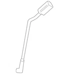 Genuine Porsche Breather Tube 95B-201-997-D New. Price: $82.30.