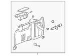 Genuine Honda Lining Assembly Rear Side *YR169L* (mild Beige) 84660-S0X-A22ZC New. Price: $103.13.