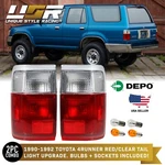 Depo Red Clear Tail Lights Pair For 90 91 92 93-95 Toyota 4RUNNER/4 SR5 New. Price: $109.95.