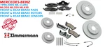 Front & Rear Brake Pads, Sensors, And Rotors For 1998-2005 Mercedes Ml Class New. Price: $662.55.