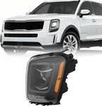 For 2020-2022 Kia Telluride Lx/s Halogen Left Side Headlight W/drl & Bulb New. Price: $327.90.