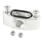 For Ls Twin Turbo Oil Feed Line Adapter Billet Dual 90 1/8" Npt Plate New. Price: $20.35.