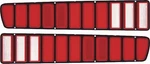 73-74 Charger Tail Lamp Lenses Without Silver Accent New. Price: $261.22.