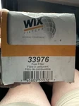 Genuine Wix 33976 Turbo Diesel Fuel Filter Oem Replacement Fits Truck. Price: $22.50.
