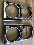 1967 Dodge Coronet R/t Body Mopar Used Oem Headlight Grill Bezels. Price: $175.00.