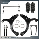 Suspension Kit Front Control Arm Sway Bar Tierod 07-12 For Hyundai Santa Fe 10X New. Price: $78.94.