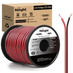 Nilight Copper Clad Aluminum Wire 16/2 16AWG-100FT, Multicolored New. Price: $36.74.