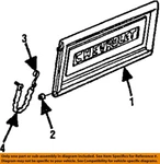 Gm Oem Tail Gate-hinge 3810706 New. Price: $8.21.